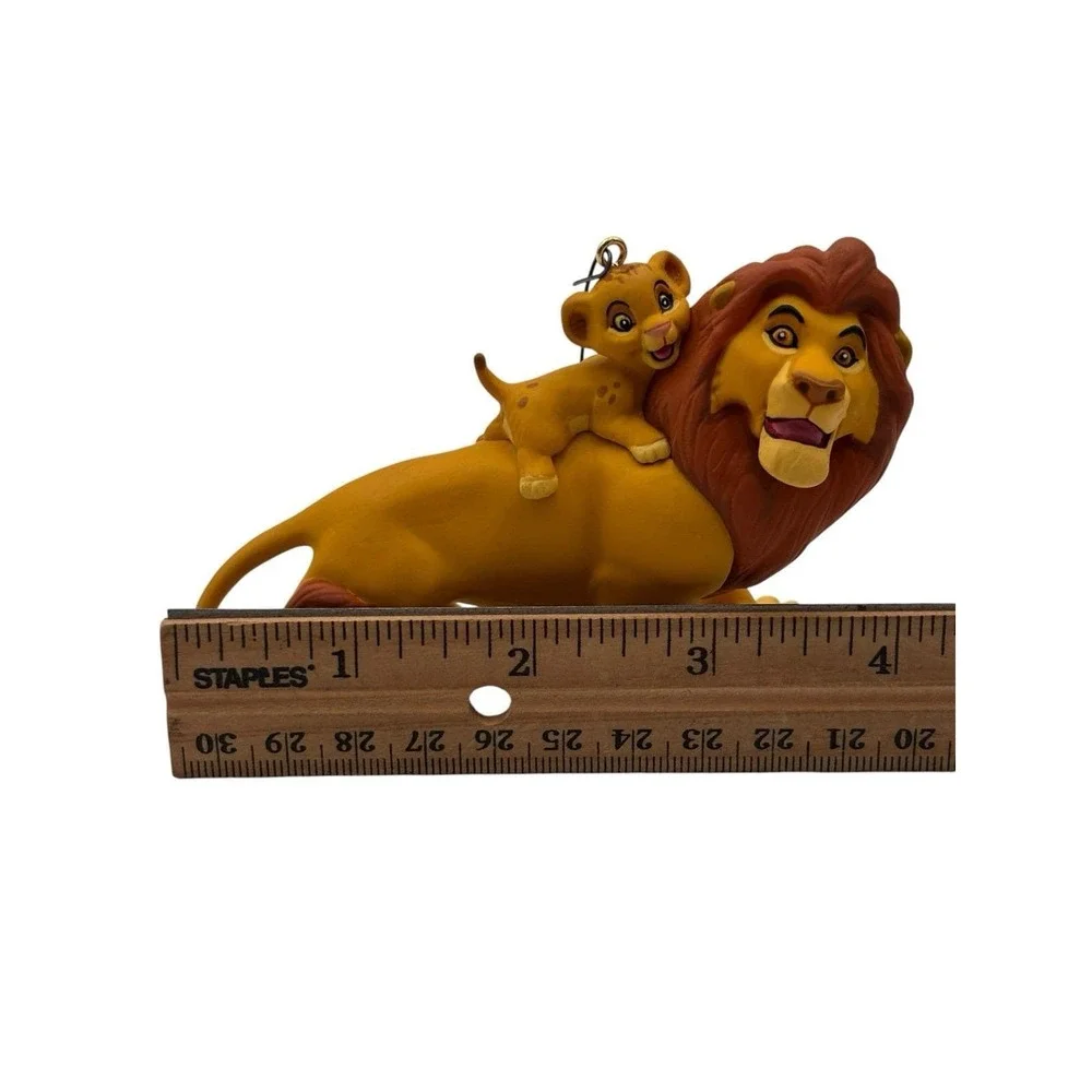 Vintage 1994 Hallmark Keepsake Mufusa And Simba Lion King Disney Ornament